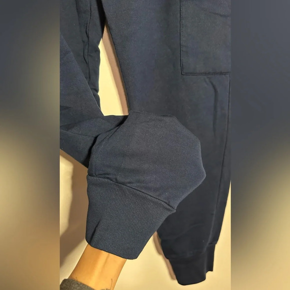 NWT Monrow Super Soft Cargo Joggers in Navy XS - Picture 9 of 11